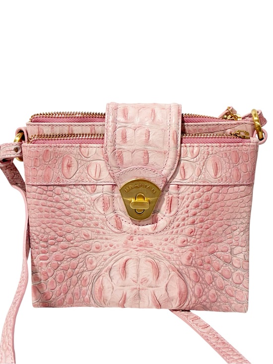 Brahmin Handbags - Brahmin Leather Melbourne Manhattan Crossbody Bag Light Pink Gold Hardware
